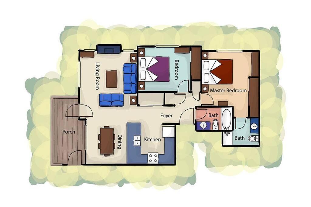 Walk To Downtown * 6 Guests * Pets * A/C! * No Stairs! Lejlighed Leavenworth Eksteriør billede